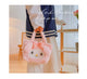 Sanrio Cinnamoroll Cute Plush Fashion Handbag 2023 New Cartoon Multicolor Furry Small Shoulder Bag Messenger Bag Backpack Wallet