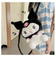 Large Sanrio Plush Backpack Cute Cinnamoroll Plush Doll My Melody Bag Cartoon Kawaii  Kulomi Plush Bag Gifts for Kids Girls