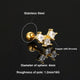 Stainless Steel Piercing Ear Helix Rook Tragus Snug Lobe Flat Earring for Women Zircon Piercing Drop Earring Matching Jewelry