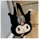 Kawaii Sanrio Plush Handbag Cinnamoroll Kuromi my Melody Women Tote Bagpack Shoulder Bag Fashion Female Messenger Bags Xmas Gift