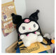 Large Sanrio Plush Backpack Cute Cinnamoroll Plush Doll My Melody Bag Cartoon Kawaii  Kulomi Plush Bag Gifts for Kids Girls