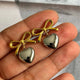 Minimalist Smooth Bow Heart Pendant Earrings for Women Attractive Romantic Love Stud Earring Fashion Daily Jewelry Gift 2024 New