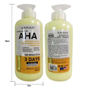500ml Body Cream Hydroxy Acids Vitamin C&E Moisturizing