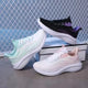 Women Mesh Flat Shoes Autumn New Fashion Running Mesh Lightweight Walking Comfortable Breathable Black S Sports Shoes for Women