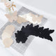 Satin Black Flower Breast Pasties Adhesive Bra For Women