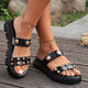 Women Platform Ssandals High Heels Slippers 2024 New Summer Flip Flops Beach Sandals Femme Designer New Rivet Party Dress Slides