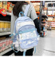 Anime Sanrio Plush Toy Cinnamoroll Backpack Children Girl Boy Black Blue Schoolbag Kawaii Student School Bag Computer Large Gift