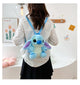 New Disney Cartoon Plush Backpack Kawai Stitch Doll Shoulder Bag Autumn And Winter Style Children'S Schoolbag Kindergarten Gifts