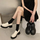 Small Leather Shoes Women's Vintage Damen Schuhe Schuhe Damen Zapatos Plataforma Calzado Mujer Sapatos Femininas Womens Shoes