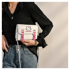 Sanrio Shoulder Bag My Melody Bagpack Cinnamoroll Messenger Tote Y2K Hello Kitty Bag Kuromi Makeup Storage Crossbody Fashion Toy