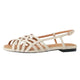 Women's Shoes 2024 High Quality Open Toe Solid Women's Sandals Summer Fashion Beach Sandals Square Heel PU Casual Sandals