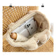 Disney Backpack Cartoon Chip 'n' Dale Plush Handbag Fashion Women's Bag Large Capacity Shoulder Bag Shopper Bag Birthday Gift