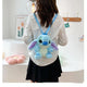 New Disney Cartoon Plush Backpack Kawai Stitch Doll Shoulder Bag Autumn And Winter Style Children'S Schoolbag Kindergarten Gifts