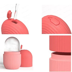 Silicone Ice Cube Trays Beauty Lifting Ice Ball Face Massager Contouring Eye Roller Facial Treatment Reduce Acne Skin Care Tool