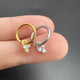 Stainless Steel Piercing Ear Helix Rook Tragus Snug Lobe Flat Earring for Women Zircon Piercing Drop Earring Matching Jewelry