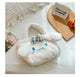 Sanrio Cinnamoroll Cute Plush Fashion Handbag 2023 New Cartoon Multicolor Furry Small Shoulder Bag Messenger Bag Backpack Wallet