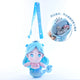 Mermaid Princess Shoulder Bags Little Girls Cute Coin Purses Children Mermaid Plush Toy Crossbody Bag