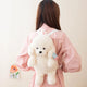 ZU Kawaii Plush Backpacks Stuffed Animal Teddy Dog Poodle Bear Bags Cute Children Teenager Gifts Soft School Backpack
