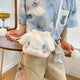 Sanrio Plush Shoulder Bag Cartoon Anime Kuromi Portable Drawstring Bag Cinnamoroll Plushies Toy My Melody Diagonal Package Gift