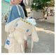 Large Sanrio Plush Backpack Cute Cinnamoroll Plush Doll My Melody Bag Cartoon Kawaii  Kulomi Plush Bag Gifts for Kids Girls
