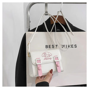 Sanrio Shoulder Bag My Melody Bagpack Cinnamoroll Messenger Tote Y2K Hello Kitty Bag Kuromi Makeup Storage Crossbody Fashion Toy