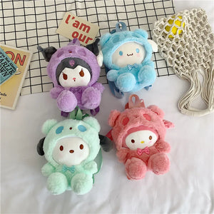 Sanrio Plush Backpack: Kuromi, Cinnamoroll Plushie Bag