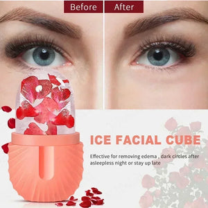 Silicone Ice Cube Trays Beauty Lifting Ice Ball Face Massager Contouring Eye Roller Facial Treatment Reduce Acne Skin Care Tool