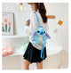 New Disney Cartoon Plush Backpack Kawai Stitch Doll Shoulder Bag Autumn And Winter Style Children'S Schoolbag Kindergarten Gifts