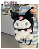 Large Sanrio Plush Backpack Cute Cinnamoroll Plush Doll My Melody Bag Cartoon Kawaii  Kulomi Plush Bag Gifts for Kids Girls