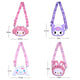 Sanrio Bag Kawaii Kitty Cinnamoroll Kuromi My Melody Coin Purse Shoulder Bags for Girl Cute Doll Handbag Kids Birthday Gift