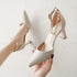 Fashion Women's Shoes Women's Sandals Summer 2024 Pointed Thick Heels Heeled Ssandal Single Buckle Strap Women Sandal Sandalias