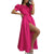 Solid Color Pearl Single-breasted Cardigan Dresses Women Princess Short Sleeve Dress Summer Female High Waist Pleated Hem Frock
