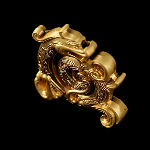 Lucky Feng Shui Copper Chinese Dragon Creative Retro Incense Holder Household Indoor Line Incense Burner Home Decor Craft