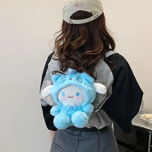 Sanrio Plush Backpack: Kuromi, Cinnamoroll Plushie Bag