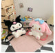 Large Sanrio Plush Backpack Cute Cinnamoroll Plush Doll My Melody Bag Cartoon Kawaii  Kulomi Plush Bag Gifts for Kids Girls