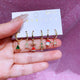 MIGGA 6pcs Mix and Match Christmas Dangle Earrings Set Gold Color Women Party Gift Jewelry