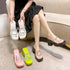 Women Platform Wedges Ssandals High Heels Shoes 2024 New Summer Flip Flops Beach Sandals Femme Designer New Dress Crystal Slides